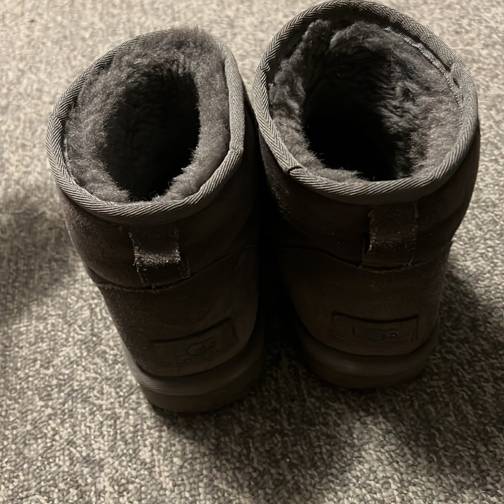 Gray Mini Ugg Boots - image 3